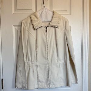 Christopher & Banks Cream Utility Jacket